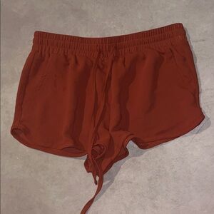 Women's Forever 21 Rust Athletic Shorts